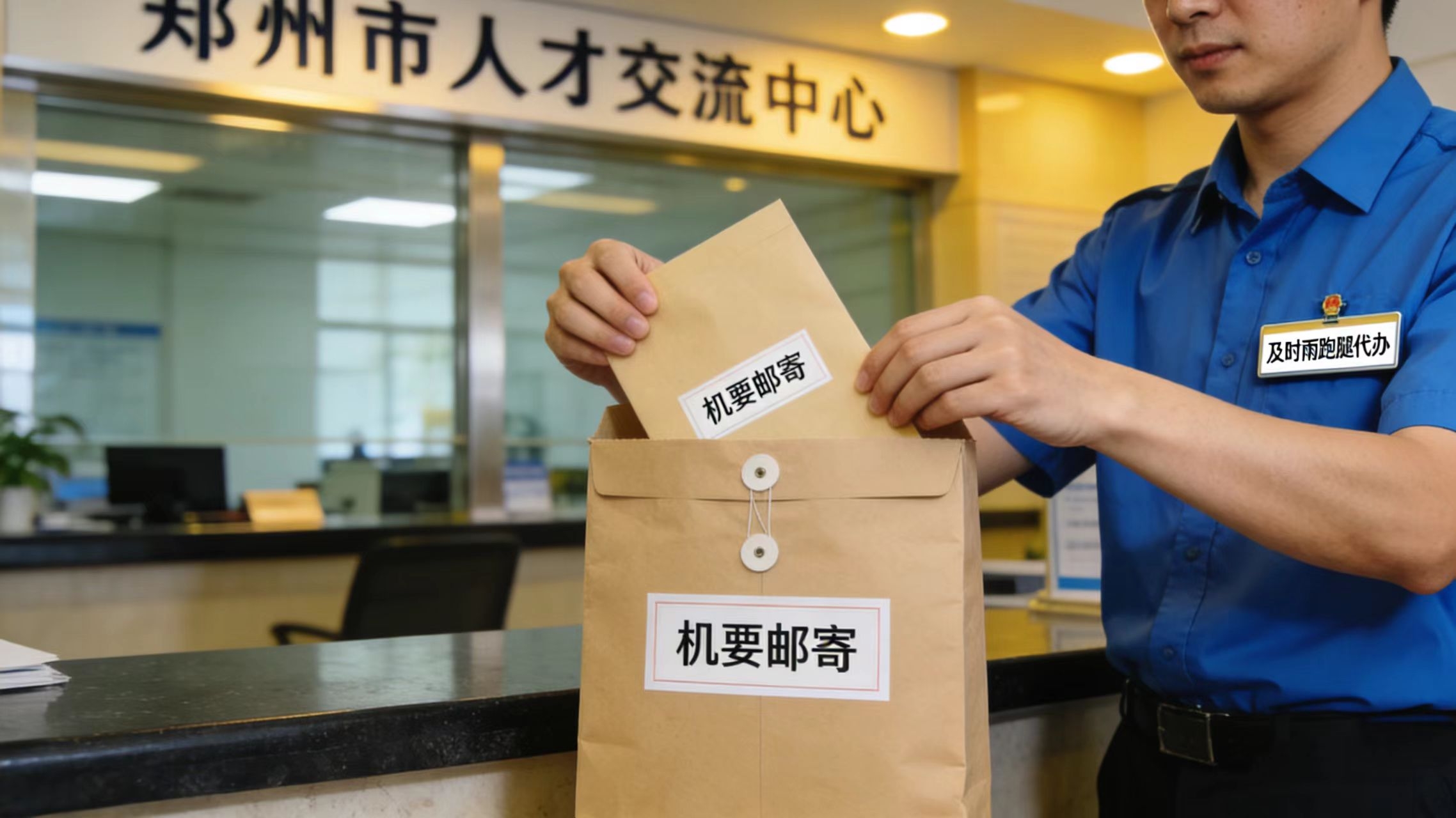 郑州市人才交流中心代办不踩坑！及时雨跑腿，熟悉流程全程可追溯(图2)