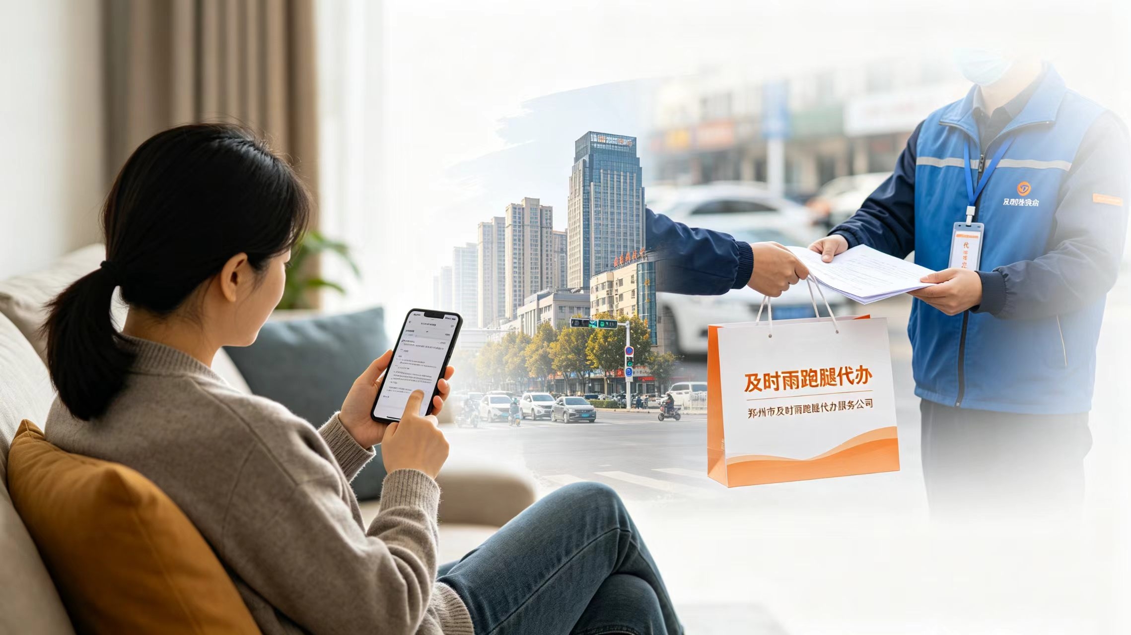 郑州靠谱跑腿公司怎么选?异地办事不用来回奔波(图1) 郑州靠谱跑腿公司怎么选?异地办事不用来回奔波(图1)